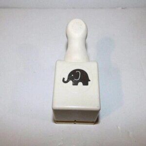 Martha Stewart Double card craft scrapbook Punch Elephant 0.75"X1.125"